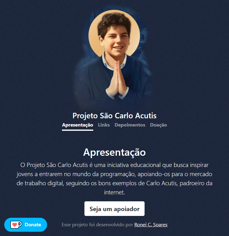 Projeto Carlo Acutis